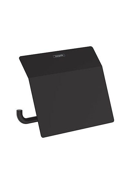 Hansgrohe Addstoris 41753670 Kapaklı Rulo Askısı, 15,24 Cm, Mat Siyah