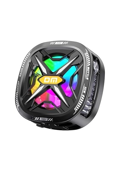 Dm AC05 Manyetik Cep Telefonu Radyatör Soğutucu Fan Hız Kontrollü Güçlü Soğutma Fanı