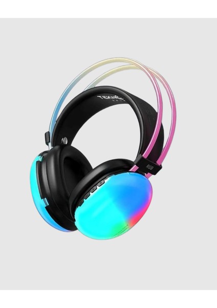 Kablosuz Gaming Kulaklık Rgb Aydınlatmalı Bluetooth 5.3 Uzun Pil Ömürlü fiyatları