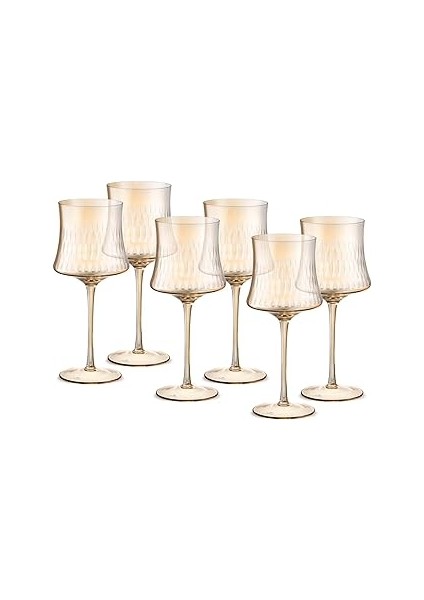 Sandy Amber 6'lı Kadeh Takımı