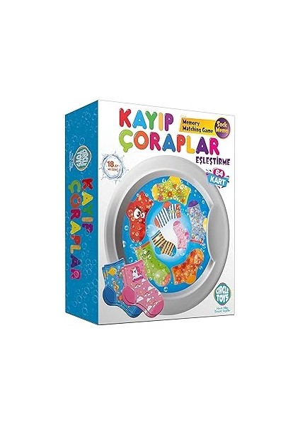 Circle Toys CRCL018 Kayıp Çoraplar, Çok Renkli