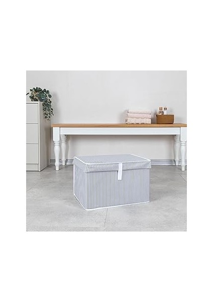 Orret Çok Amaçlı Kapaklı Sandık Tipi Hurç Organizer – Büyük Boy Saklama Kutusu – Dolap Içi, Ya