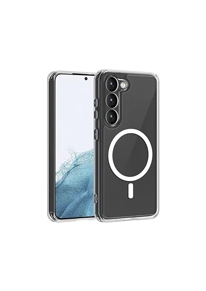 Ehr. S21 Fe Uyumlu Kamera Korumalı Şarj Özellikli Şeffaf Kılıf (Şef