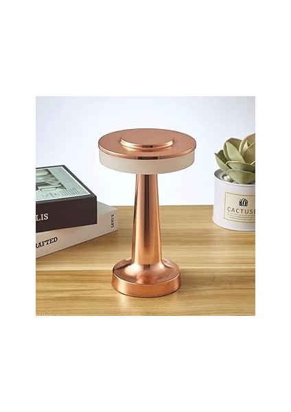 Cata Taşınabilir Şarjlı Masa Lambası Dimmerli Dekoratif Abajur Oslo Dokunmatik Sunum Lambası 3 Işık