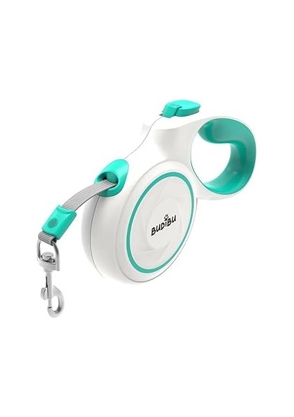 Budibu Makaralı Otomatik 5 Metre Geri Çekilebilen Kedi Köpek Gezdirme Tasması S/m 25 kg (M)
