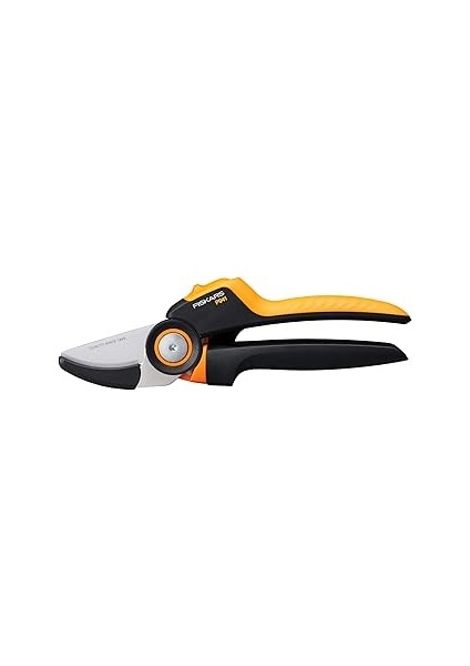 Fiskars Anvil Bahçe Makası, X-Serisi Powergear, P941, Döner Sap, Kuru Dallar Için, Yapışmaz Kaplama