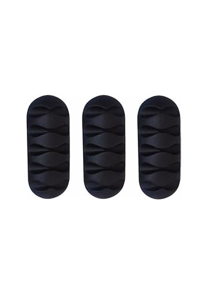 Ankanorm 3 Adet 5 Kanallı Kablo Tutucu Sabitleyici Kablo Düzenleyici Kablo Sabitleyici