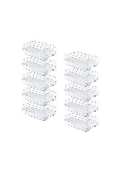 Smartware 10'lu Set Kadın Beyaz Ayakkabı Kutusu