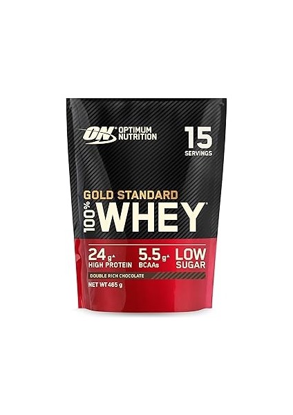 Optimum Nutrition 100% Whey Gs Chocolate Bag, 465 gr