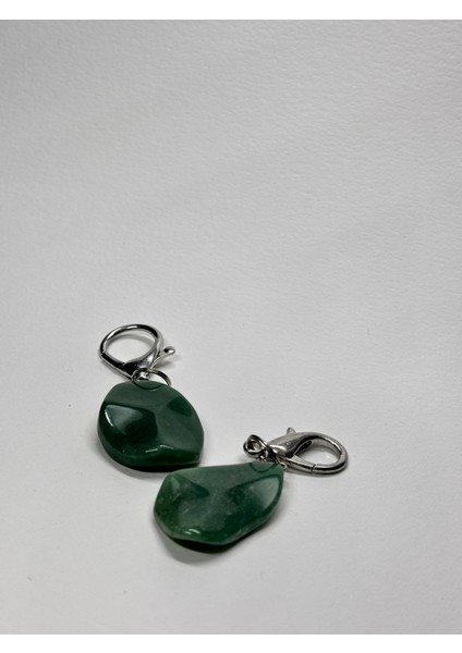 Aventurin Fengshuı Şans Bereket Anahtarlığı Charm Damla fırsatları