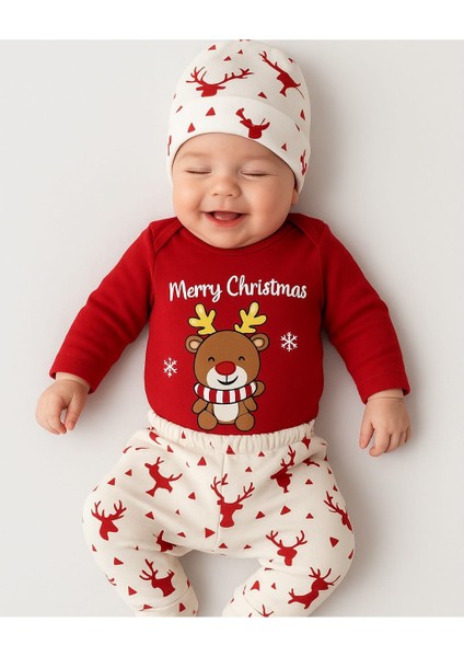 Merry Christmas New Year Yılbaşı Bebek Takım