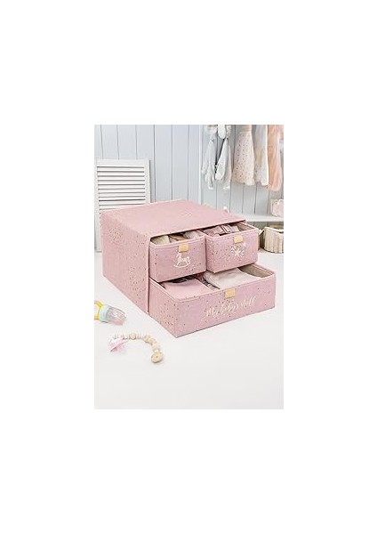 Pazar Kapısı Baby 3 Bölmeli Katlanabilir Çekmece - Bebek Odası Organizeri