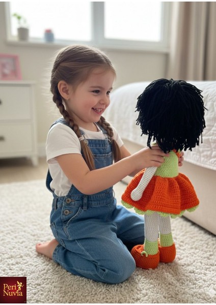 Organik Amigurumi Oyuncak Bebek El Yapımı, Antialerjik