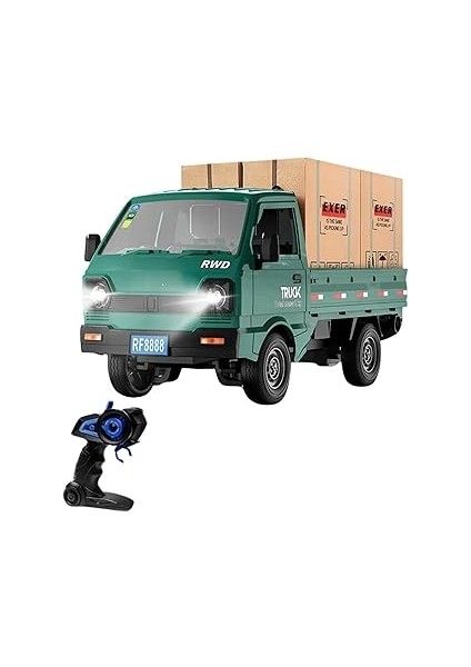 Uzaktan Kumandalı Rc Kamyonet,yük Taşıma Aracı,sesli,ışıklı,şarjlı,(Pil Hediyeli),2.4 Ghz Araç, Kol