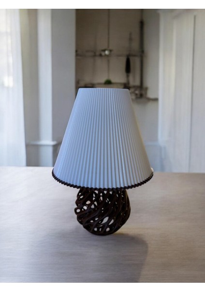 Twıster Model Özel Tasarım Abajur ve Masa Lambası Siyah modelleri