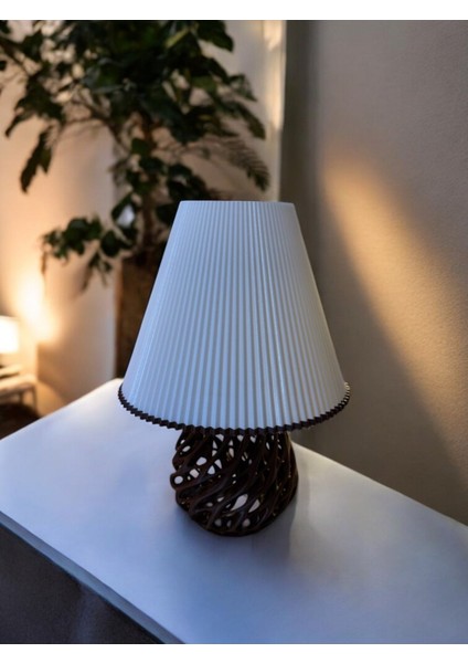 Twıster Model Özel Tasarım Abajur ve Masa Lambası Siyah fırsatları