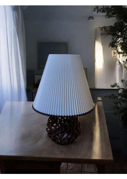 Twıster Model Özel Tasarım Abajur ve Masa Lambası Siyah indirimleri