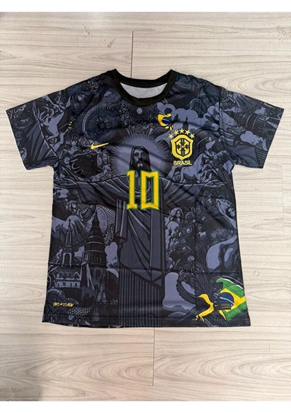 Brezilya Neymar Jr Özel Konsept Forması (Gri)