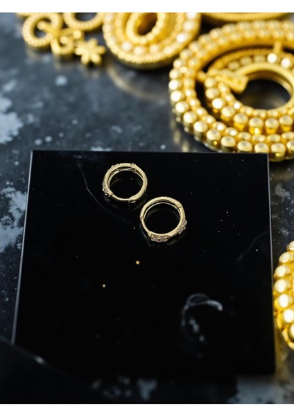 Xuping Taşlı Halka Küpe 01 fiyatları