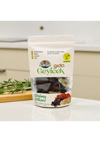 Kurutulmuş Dolma Şöleni (Biber/kabak/patlıcan) 18 Adet