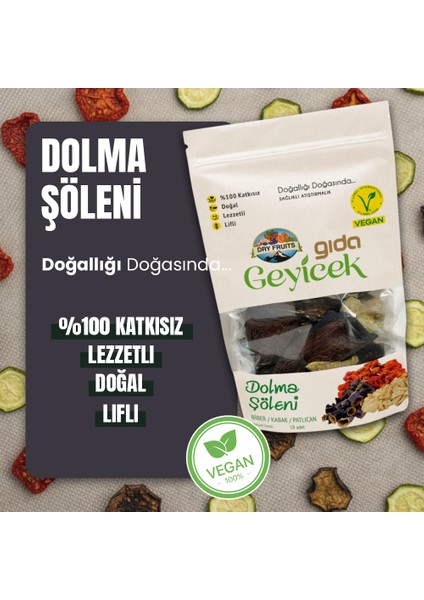 Kurutulmuş Dolma Şöleni (Biber/kabak/patlıcan) 18 Adet fiyatları