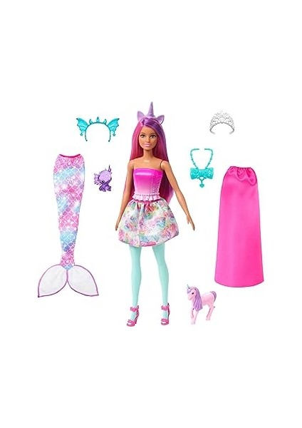 Barbie™ Dreamtopia Bebek ve Aksesuarlar Bebek ve Evcil Hayvanları, Kıyafetli Bebek, Deniz Kı