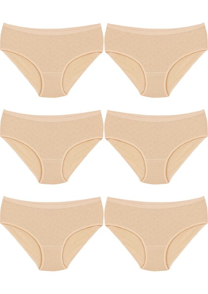 6'lı Paket %100 Pamuk Kalpli Yüksek Bel Bato Kadın Külot OZT6100 fiyatları