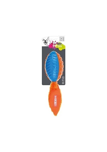 M-Pets On/off Shelly Köpekler Içi̇n Kauçuk Oyuncak Blue/orange