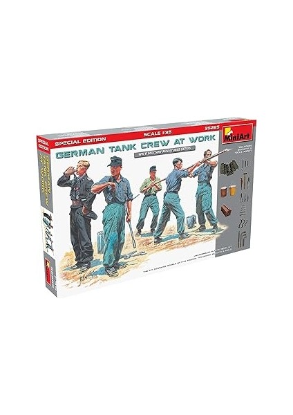 Miniart 35285 1:35 Çalışan Alman Mürettebatı. Özel Üretim