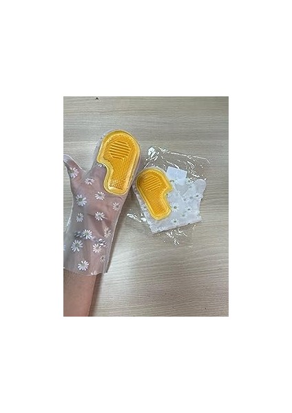 Silikon Bulaşık Yıkama Eldiveni 1 Çift | Su Geçirmez, Isıya Dayanıklı, Kaymaz Temizlik Eldiveni | A