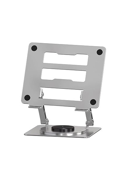 360 Derece Dönebilir Laptop ve Tablet Standı – Paslanmaz Çelik, Ayarlanabilir Yükseklik, Katlanabil