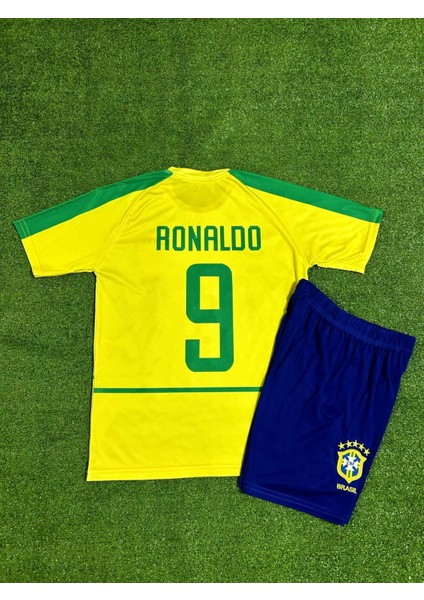 Brezilya 2002 Dünya Kupası Ronaldo Nazario Çocuk Forması