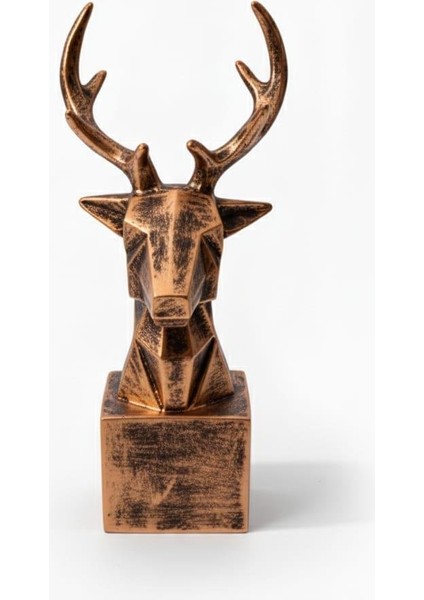 Boynuzlu Geyik Biblo – Yılbaşı Dekoratif Hediyeler