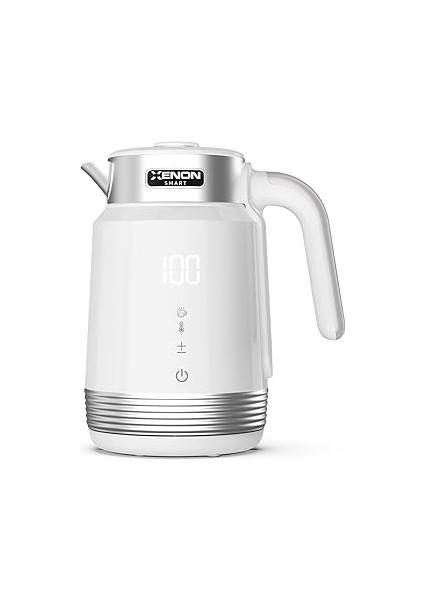 Xenon Akıllı Kettle Paslanmaz Çelik Çift Katmanlı Uygulama Kontrollü Dijital Dokunmatik