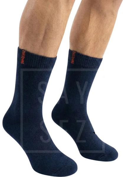 3 Çift Termal Erkek Kışlık Soket Havlu Kalın Çorap Dikişsiz Siyah-Lacivert-Gri Renk Premium Pamuk modelleri