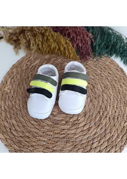 7385 Erkek Bebek Premium Üç Bantlı Patik Ayakkabı 17-18-19 No modelleri
