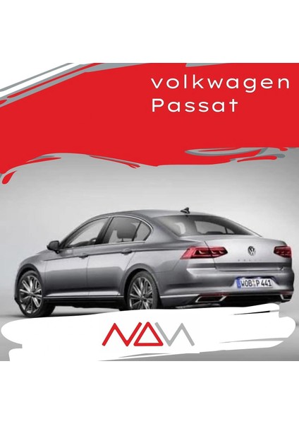 Volkswagen Passat B8 Araca Özel Dikim Koltuk Kılıfı Siyah(Black)