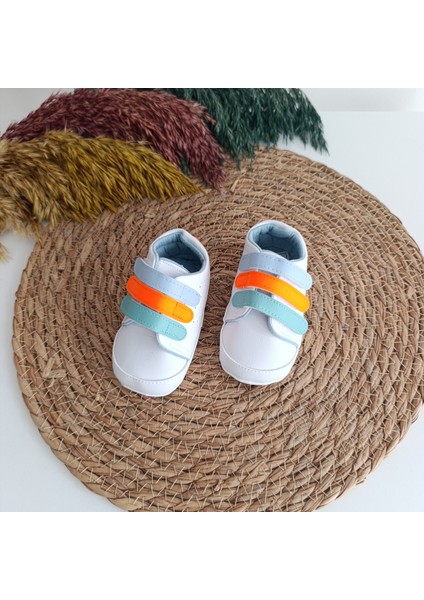 7385 Erkek Bebek Premium Üç Bantlı Patik Ayakkabı 17-18-19 No fiyatları