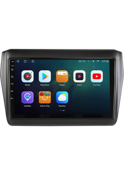 GOVİMAKS Suzuki Swift 2017-2023 UYUMLU 4 GB RAM 64 GB HAFIZA ANDROID MULTIMEDIA TEYP