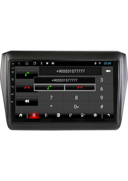 GOVİMAKS Suzuki Swift 2017-2023 UYUMLU 4 GB RAM 64 GB HAFIZA ANDROID MULTIMEDIA TEYP