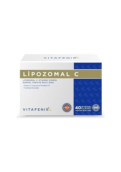 Vitafenix Lipozomal C Vitamini - Yüksek Emilimli C Vitamini Kapsül Takviye