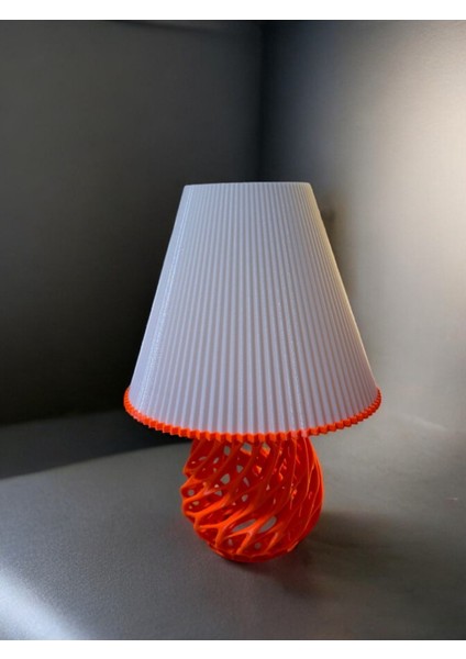 Twıster Model Özel Tasarım Abajur ve Masa Lambası Kırmızı fiyatları
