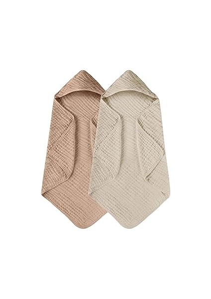 MINUCHE%100 Müslin Pamuklu Havlu Kundak - 80X80 cm Bebek Banyo Havlusu - Yumuşak ve Emici