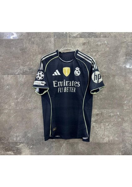 Real Madrid 2025/26 Yeni Sezon Isimsiz Şampiyonlar Ligi Deplasman Forması modelleri