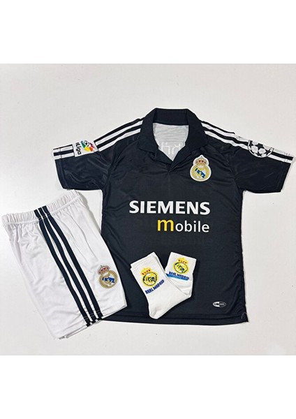 R.madridd 2004/05 Sezon D.a.v.i.d B.e.c.k.h.a.m Nostalji Çocuk Forması Armalı Set (Black) modelleri