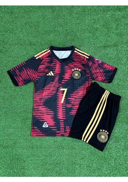 Almanya 2022 Dünya Kupası Kai Havertz Deplasman Çocuk Forması (Blackred) fiyatları