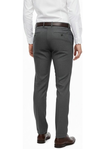 Erkek Regular Fit Hasır Kumaş Pantolon Likra Kumaş BGL-ST05039 fırsatları