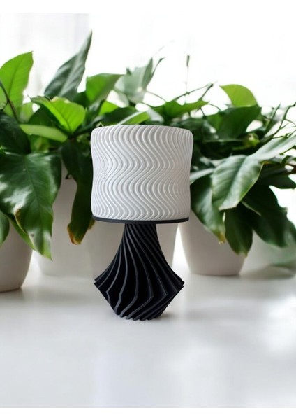 Elegance Tasarım Dekoratif Abajur 3D Ev Dekorasyon Bohem Vintage Dekorasyon Siyah fiyatları