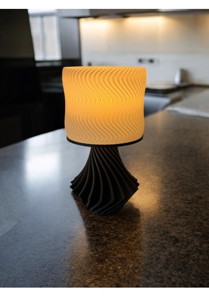 Elegance Tasarım Dekoratif Abajur 3D Ev Dekorasyon Bohem Vintage Dekorasyon Siyah modelleri