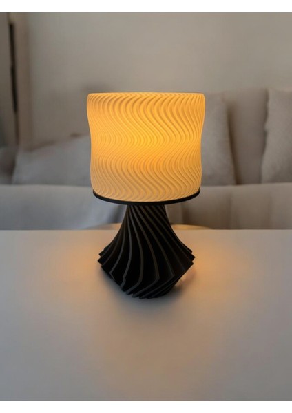 Elegance Tasarım Dekoratif Abajur 3D Ev Dekorasyon Bohem Vintage Dekorasyon Siyah fırsatları